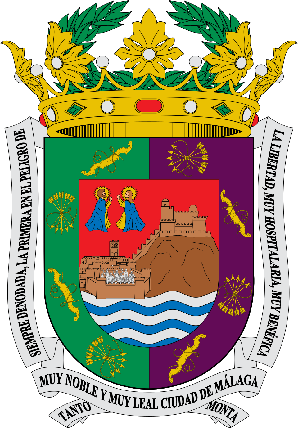 Wappen Málaga