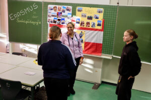 Im Vorstellungsraum von Erasmus